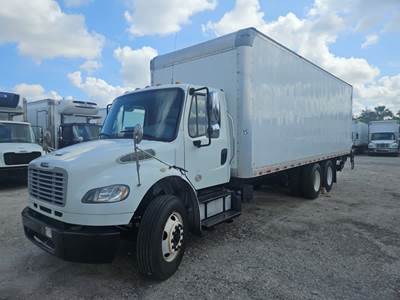 Freightliner M2 106 26 ft Box Truck - 300HP, 6 Speed Automatic, Roll up Door, Liftgate