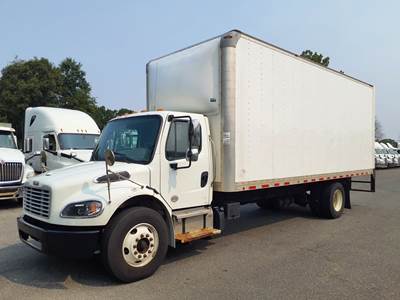 Freightliner M2 106 24 ft Box Truck - 300HP, 6 Speed Automatic, Roll up Door