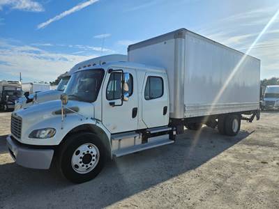 Freightliner M2 106 24 ft Box Truck - 240HP, 9 Speed Automatic, Roll up Door, Liftgate