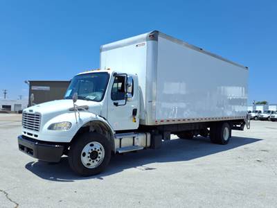 Freightliner M2 106 26 ft Box Truck - 270HP, 6 Speed Automatic, Roll up Door, Liftgate