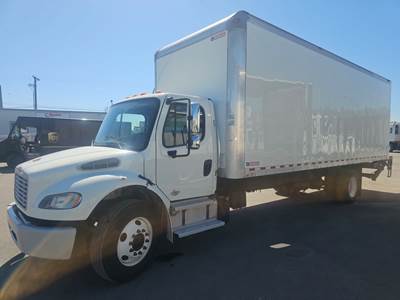 Freightliner M2 106 26 ft Box Truck - 230HP, 9 Speed Automatic, Roll up Door, Liftgate