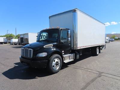 Freightliner M2 106 26 ft Box Truck - 240HP, 9 Speed Automatic, Roll up Door, Liftgate