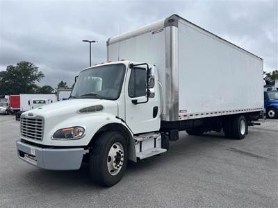 Freightliner M2 106 26 ft Box Truck - 230HP, 9 Speed Automatic, Roll up Door, Liftgate