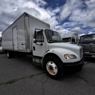 Freightliner M2 106 26 ft Box Truck - 240HP, 9 Speed Automatic, Roll up Door, Liftgate