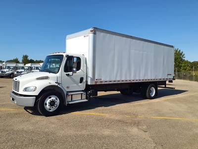 Freightliner M2 106 26 ft Box Truck - 240HP, 9 Speed Automatic, Swing Door