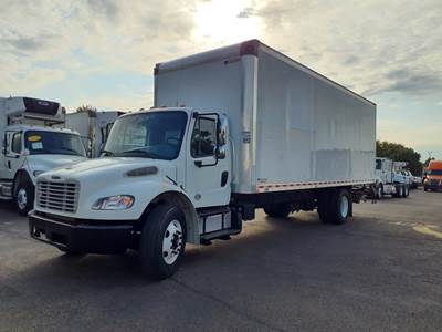 Freightliner M2 106 26 ft Box Truck - 240HP, 9 Speed Automatic, Roll up Door, Liftgate