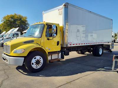 Freightliner M2 106 24 ft Box Truck - 240HP, 9 Speed Automatic, Swing Door, Liftgate