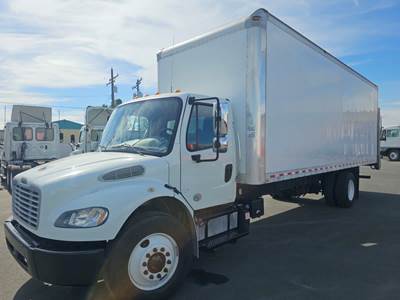 Freightliner M2 106 26 ft Box Truck - 240HP, 9 Speed Automatic, Roll up Door, Liftgate