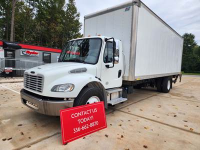 Freightliner M2 106 26 ft Box Truck - 230HP, 9 Speed Automatic, Roll up Door, Liftgate