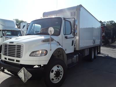 Freightliner M2 106 20 ft Box Truck - 300HP, 9 Speed Manual, Roll up Door, Liftgate