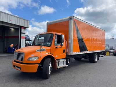 Freightliner M2 106 24 ft Box Truck - 240HP, 9 Speed Automatic, Roll up Door, Liftgate