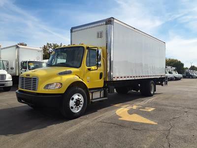 Freightliner M2 106 24 ft Box Truck - 240HP, 9 Speed Automatic, Swing Door, Liftgate