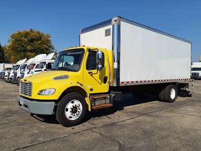 Freightliner M2 106 24 ft Box Truck - 240HP, 9 Speed Automatic, Swing Door, Liftgate