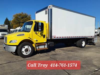 Freightliner M2 106 24 ft Box Truck - 240HP, 9 Speed Automatic, Swing Door, Liftgate