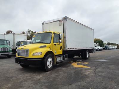 Freightliner M2 106 24 ft Box Truck - 240HP, 9 Speed Automatic, Swing Door, Liftgate