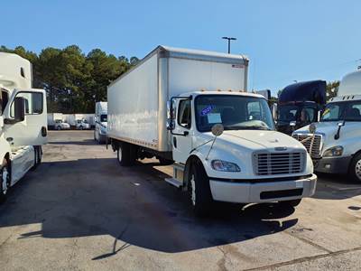 Freightliner M2 106 28 ft Box Truck - 240HP, 6 Speed Automatic, Roll up Door, Liftgate
