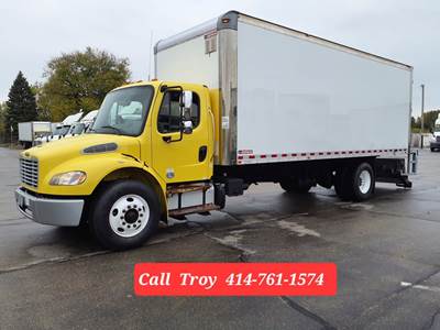 Freightliner M2 106 24 ft Box Truck - 240HP, 9 Speed Automatic, Swing Door, Liftgate