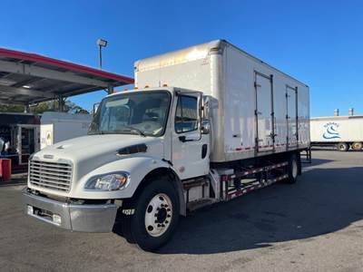 Freightliner M2 106 24 ft Box Truck - 280HP, 9 Speed Automatic, Roll up Door