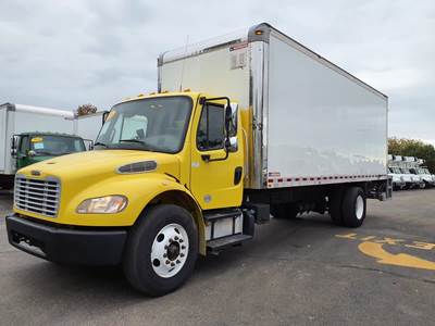 Freightliner M2 106 24 ft Box Truck - 240HP, 9 Speed Automatic, Swing Door, Liftgate