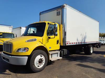 Freightliner M2 106 24 ft Box Truck - 240HP, 9 Speed Automatic, Swing Door, Liftgate
