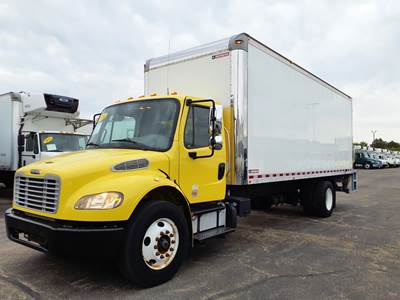 Freightliner M2 106 24 ft Box Truck - 240HP, 9 Speed Automatic, Swing Door, Liftgate