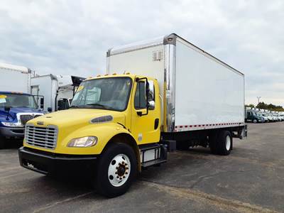 Freightliner M2 106 24 ft Box Truck - 240HP, 9 Speed Automatic, Swing Door, Liftgate