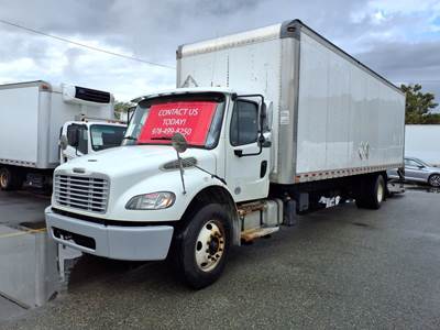 Freightliner M2 106 28 ft Box Truck - 280HP, 6 Speed Automatic, Roll up Door, Liftgate