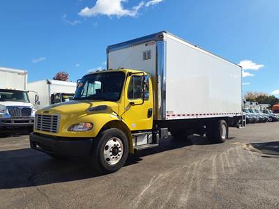 Freightliner M2 106 24 ft Box Truck - 240HP, 9 Speed Automatic, Swing Door, Liftgate