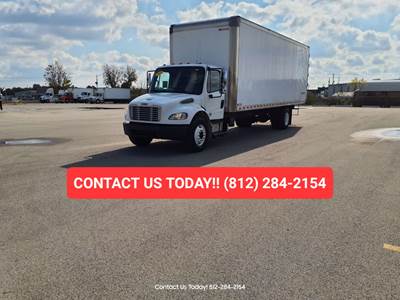 Freightliner M2 106 28 ft Box Truck - 280HP, 6 Speed Automatic, Swing Door