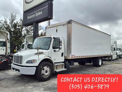 Freightliner M2 106 28 ft Box Truck - 240HP, 6 Speed Automatic, Roll up Door, Liftgate