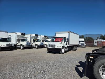 Freightliner M2 106 18 ft Box Truck - 260HP, 6 Speed Automatic, Roll up Door