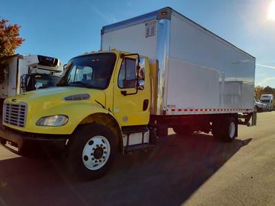 Freightliner M2 106 24 ft Box Truck - 240HP, 9 Speed Automatic, Swing Door, Liftgate