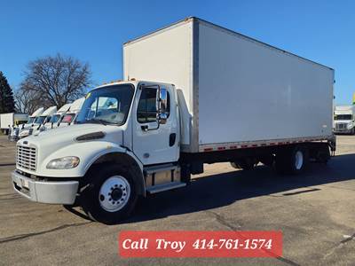 Freightliner M2 106 26 ft Box Truck - 240HP, 6 Speed Automatic, Swing Door, Liftgate