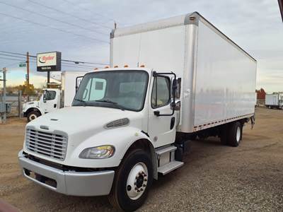 Freightliner M2 106 26 ft Box Truck - 240HP, 9 Speed Automatic, Roll up Door, Liftgate