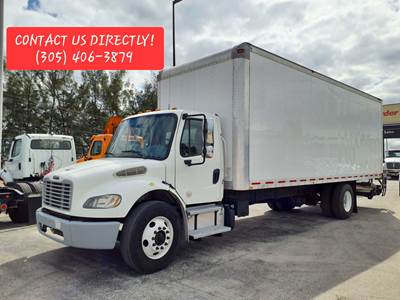 Freightliner M2 106 26 ft Box Truck - 240HP, 6 Speed Automatic, Roll up Door, Liftgate