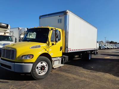 Freightliner M2 106 24 ft Box Truck - 240HP, 9 Speed Automatic, Swing Door, Liftgate