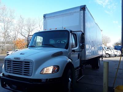 Freightliner M2 106 26 ft Box Truck - 240HP, 9 Speed Automatic, Roll up Door, Liftgate