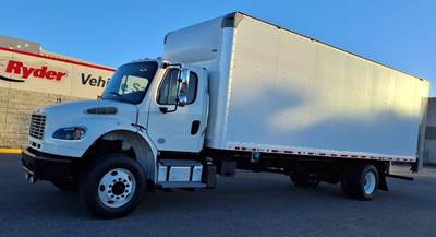 Freightliner M2 106 26 ft Box Truck - 270HP, 5 Speed Automatic, Roll up Door, Liftgate