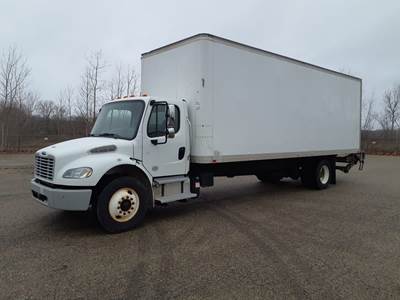 Freightliner M2 106 26 ft Box Truck - 280HP, 9 Speed Automatic, Roll up Door, Liftgate