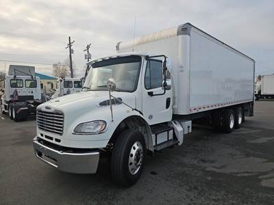 Freightliner M2 106 26 ft Box Truck - 270HP, 6 Speed Automatic, Roll up Door, Liftgate