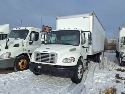 Freightliner M2 106 24 ft Box Truck - 240HP, 9 Speed Automatic, Roll up Door, Liftgate