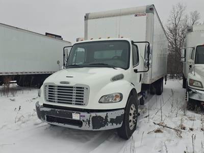 Freightliner M2 106 24 ft Box Truck - 240HP, 9 Speed Automatic, Roll up Door, Liftgate