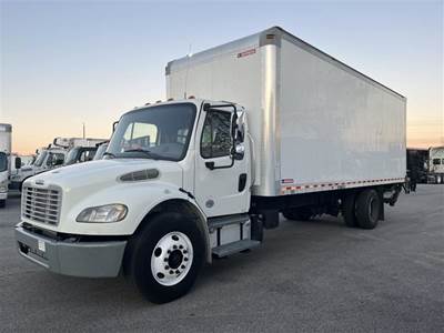 Freightliner M2 106 24 ft Box Truck - 230HP, 9 Speed Automatic, Roll up Door, Liftgate