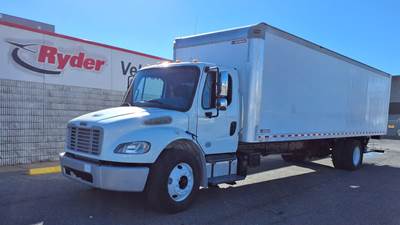 Freightliner M2 106 29 ft Box Truck - 240HP, 6 Speed Automatic, Roll up Door, Liftgate