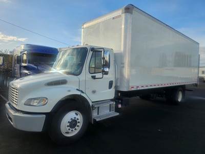 Freightliner M2 106 26 ft Box Truck - 240HP, 9 Speed Automatic, Roll up Door, Liftgate