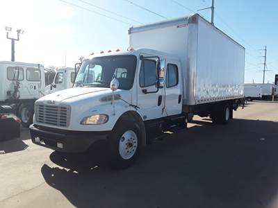 Freightliner M2 106 24 ft Box Truck - 240HP, 9 Speed Automatic, Roll up Door, Liftgate