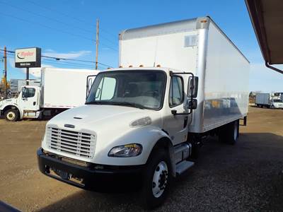 Freightliner M2 106 26 ft Box Truck - 240HP, 6 Speed Automatic, Roll up Door