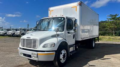 Freightliner M2 106 18 ft Box Truck - 240HP, 9 Speed Automatic, Roll up Door, Liftgate