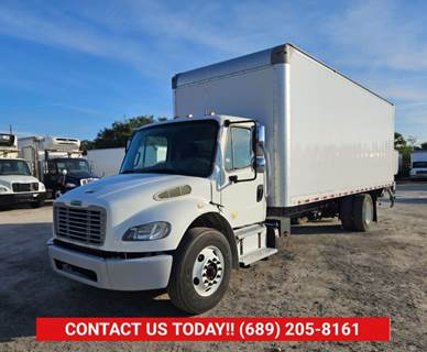 Freightliner M2 106 24 ft Box Truck - 240HP, 6 Speed Automatic, Roll up Door, Liftgate