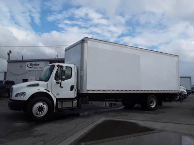 Freightliner M2 106 26 ft Box Truck - 240HP, 9 Speed Automatic, Roll up Door, Liftgate